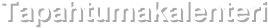 Tapahtumakalenteri